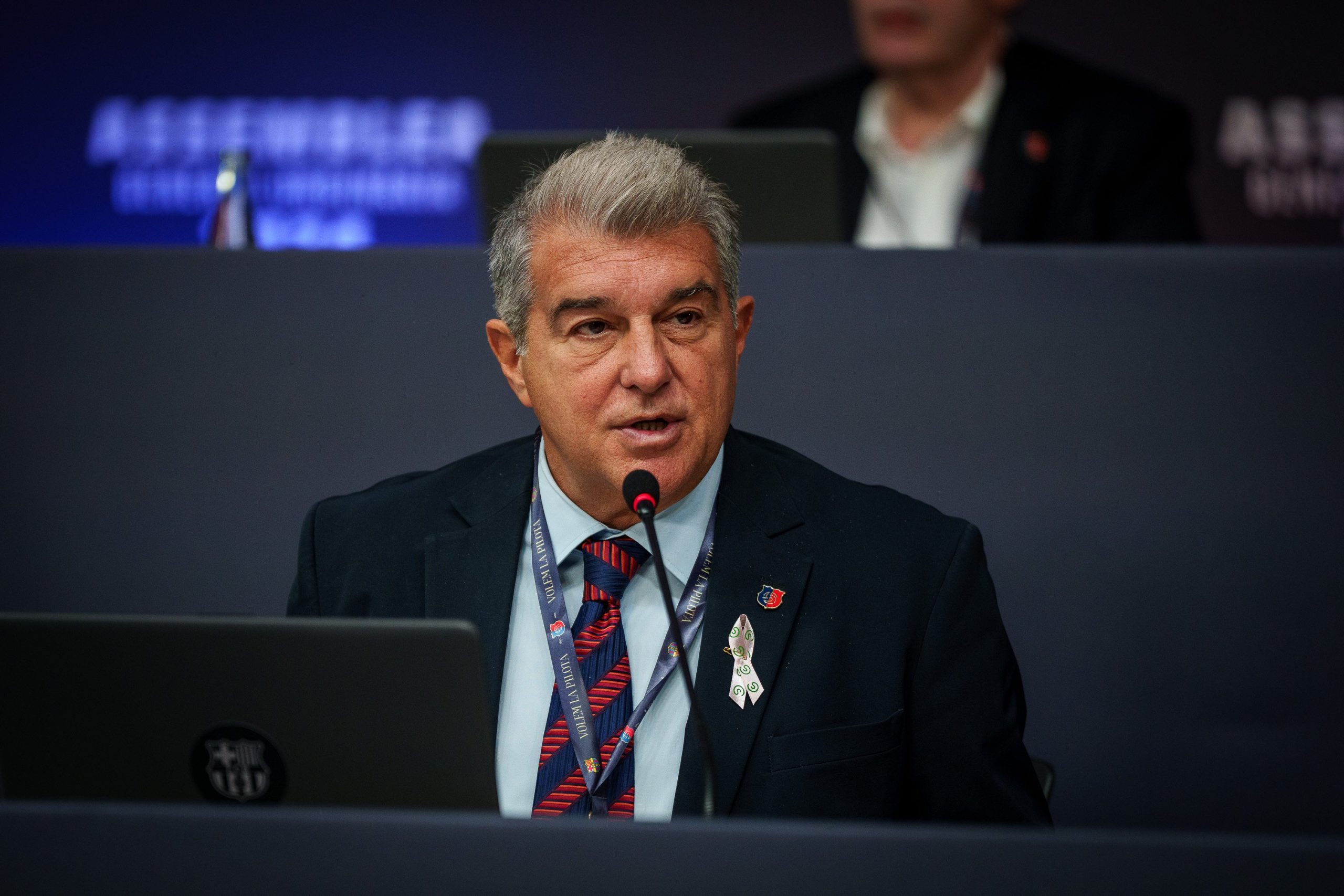 Vote de censure contre le président de Barcelone, Joan Laporta