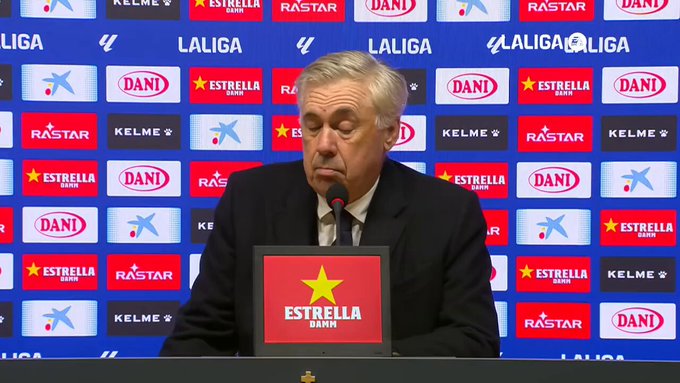 «Inexplicable» – Carlo Acelotti fumées à la décision de l’arbitre pendant la défaite de l’Espanyol