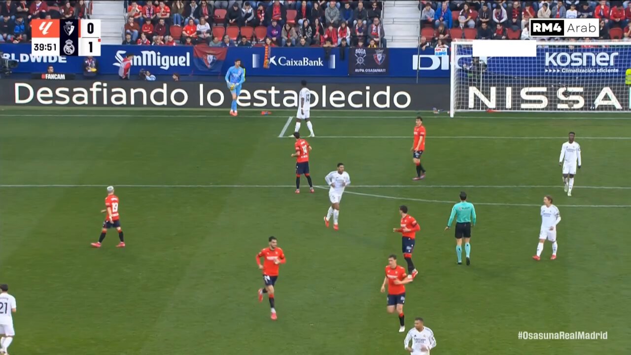 REGARDER: Jude Bellingham a envoyé lors du match du Real Madrid contre Osasuna